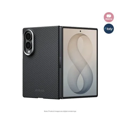 Pitaka Classic-Black Grey(Twill)-01 Ultra-Slim Case for Galaxy Z Fold8
